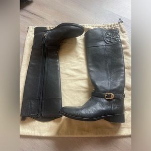 black tory burch boots